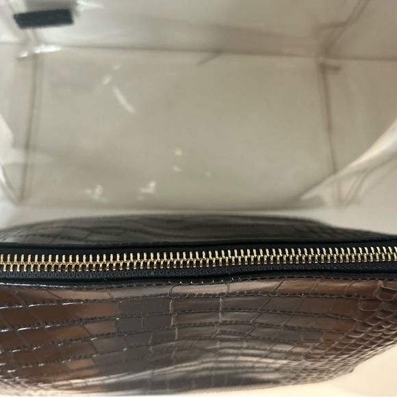 🔥🔥🔥AUTHENTIC CROCODILE Leather STAUD BAG with STAUD CLEAR TOTE!🔥🔥 - Picture 5 of 12